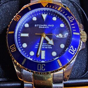 Sthurling Original Swiss blue Depthmaster 42 Mm Case New Lowest price MRSP $395